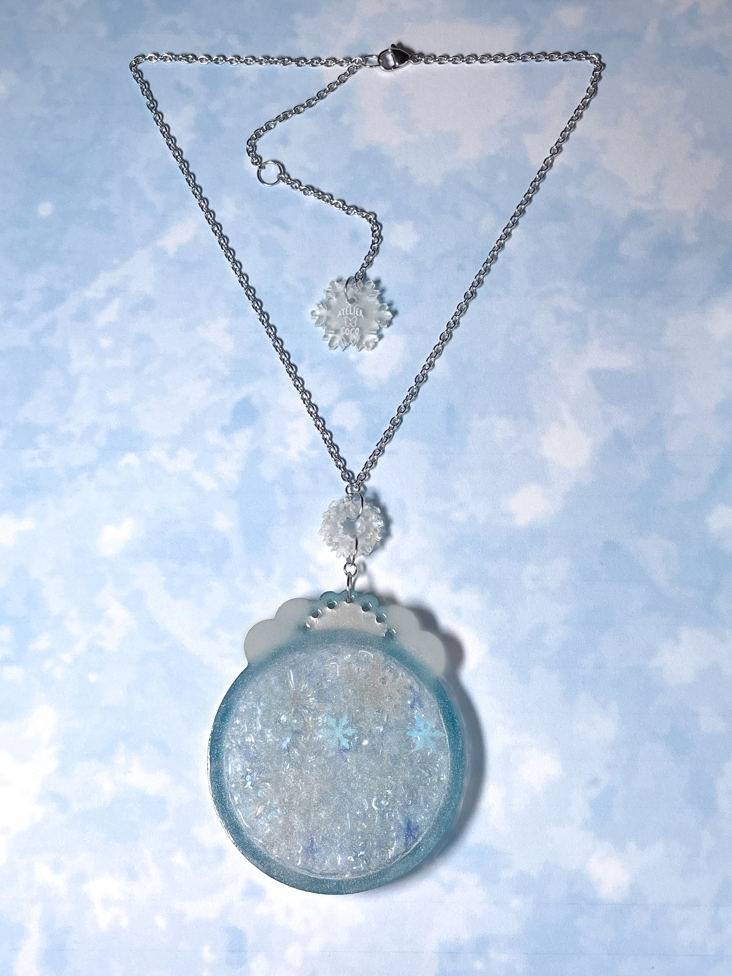 Snow Crystal Necklace