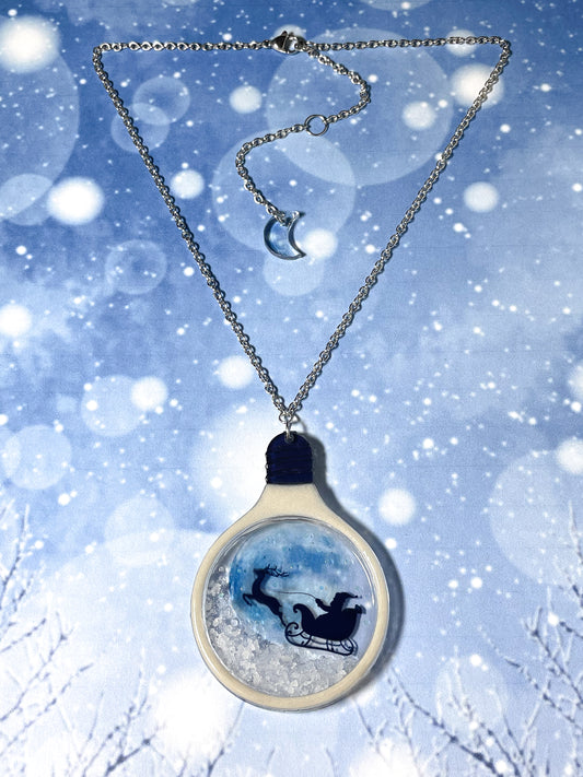 Snow Light Bulb Necklace