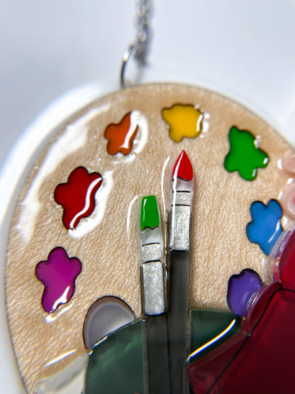 Artist Duck Necklace