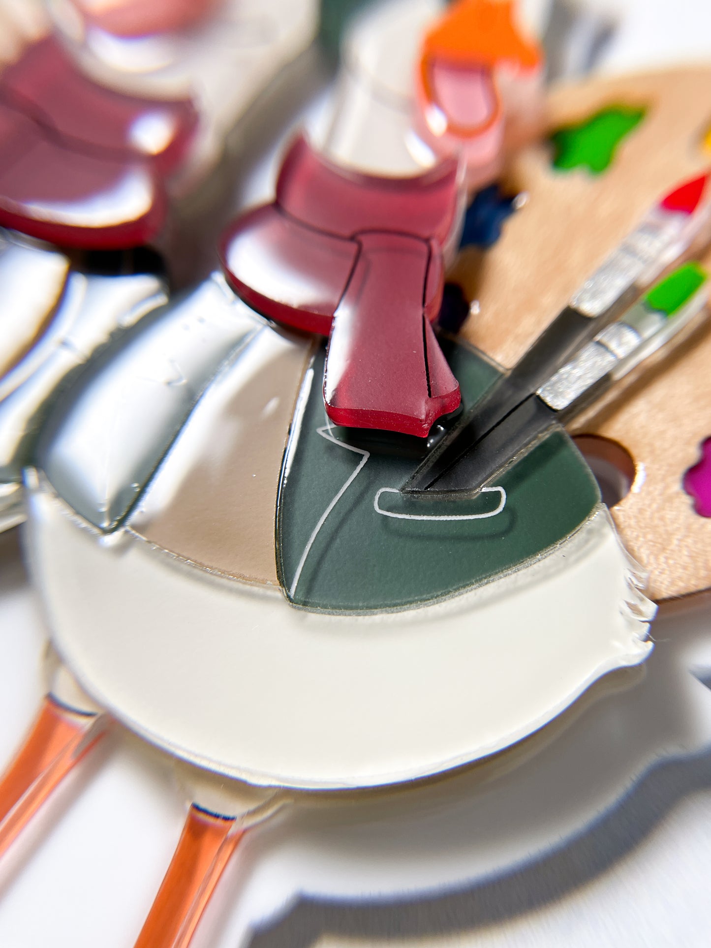 Artist Duck Necklace