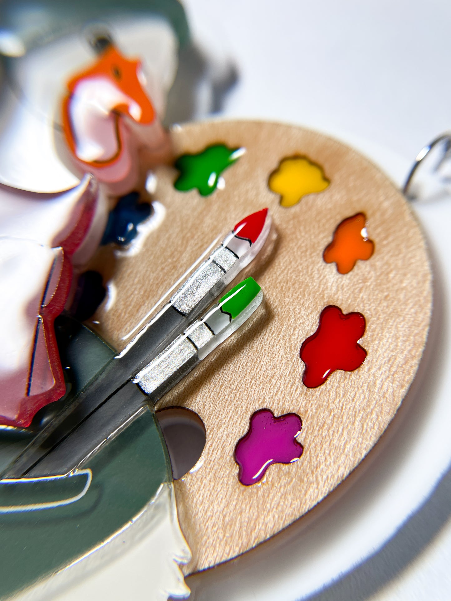 Artist Duck Necklace