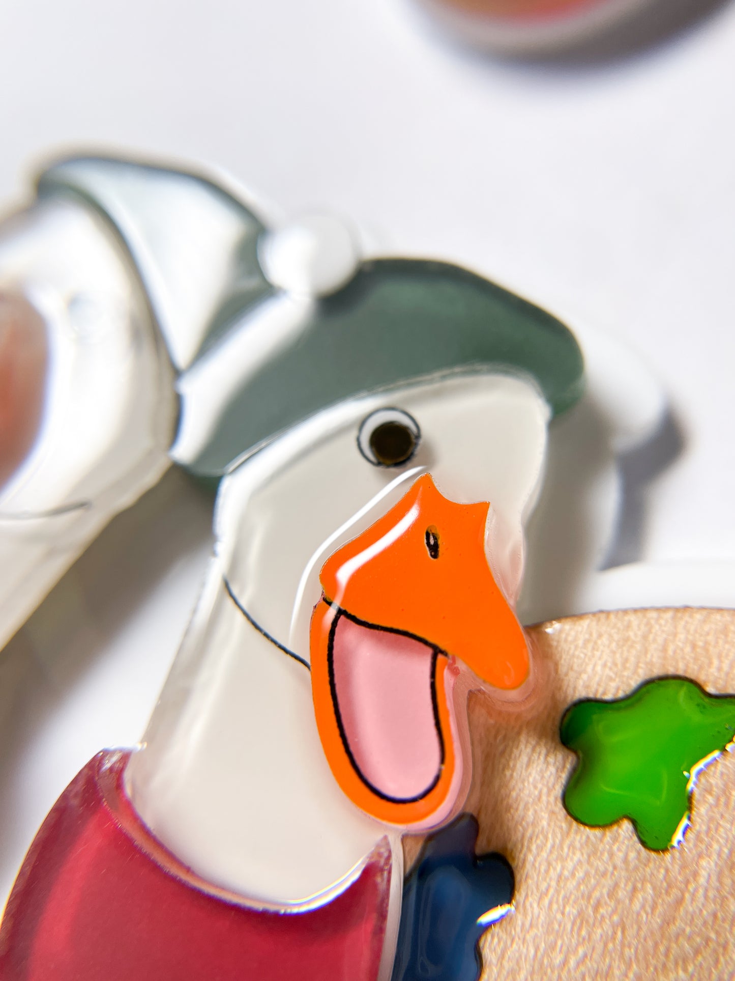 Artist Duck Necklace