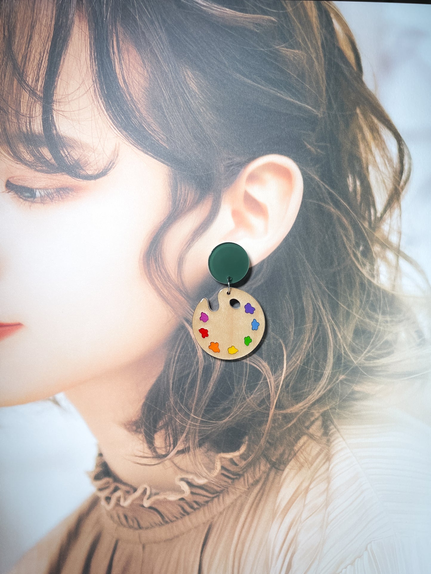 Artist Duck Drop Earrings