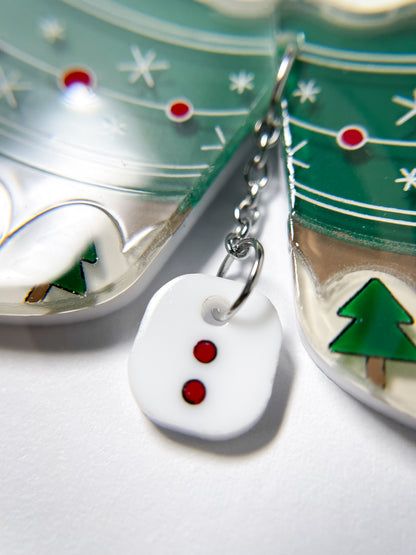 Marshmallow Snowman Hot Chocolate Necklace