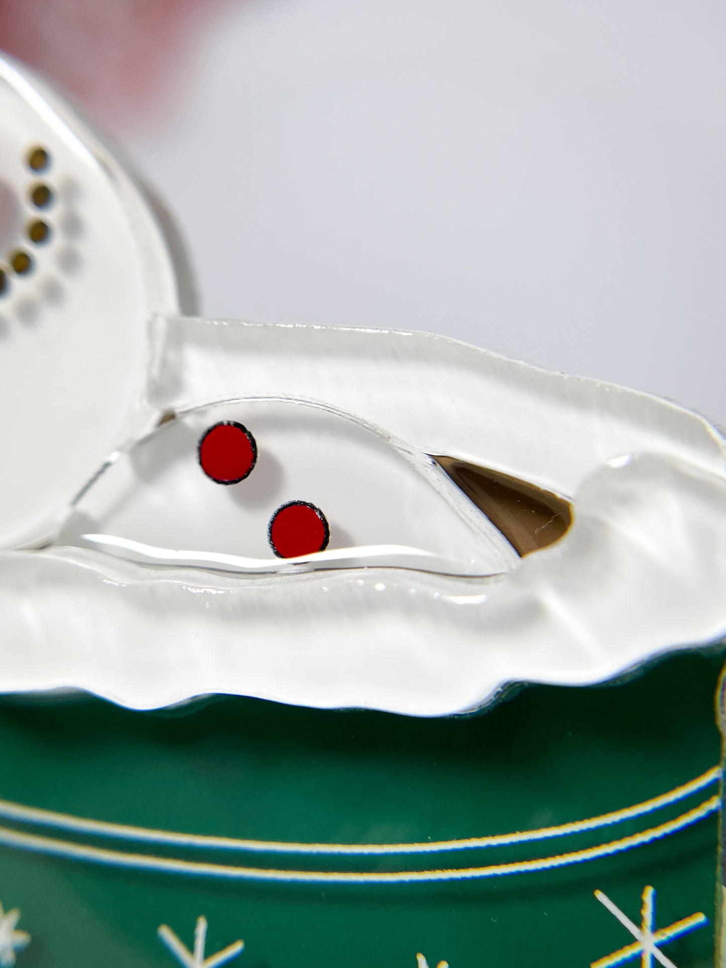 Marshmallow Snowman Hot Chocolate Brooch