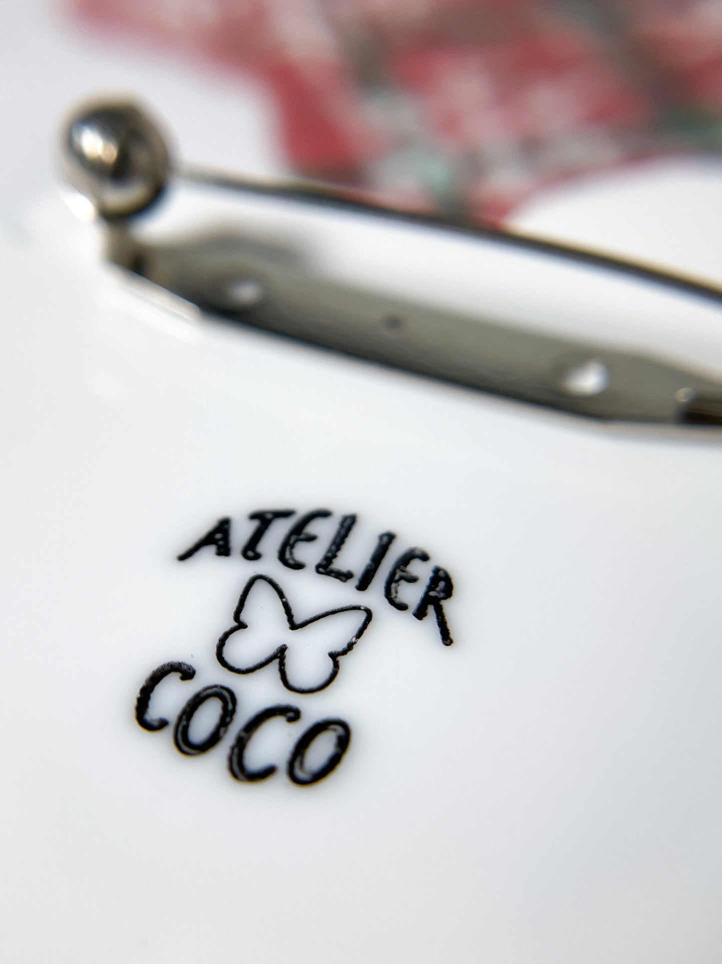 Marshmallow Snowman Hot Chocolate Brooch