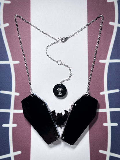 Midnight Coffin Necklace
