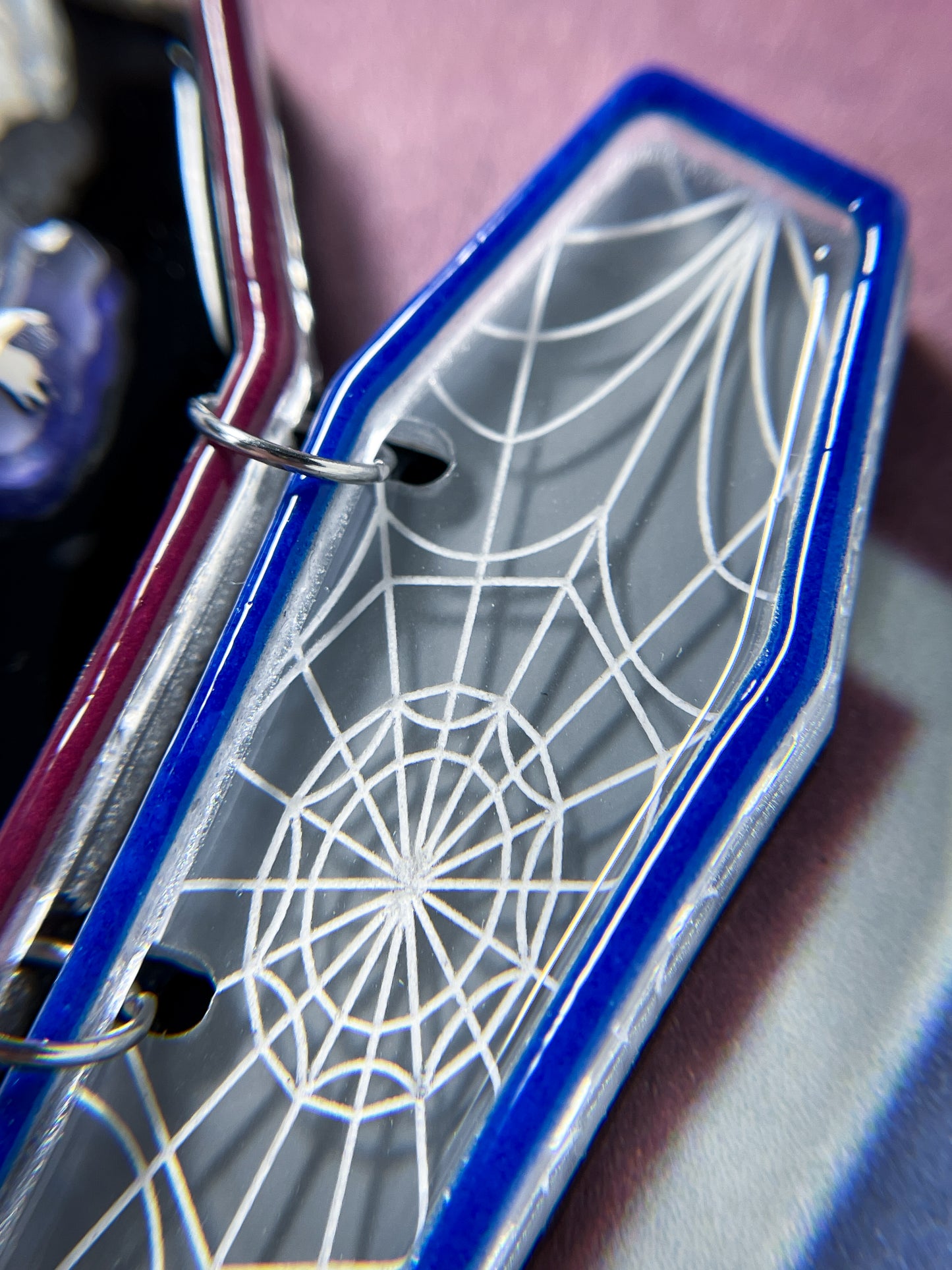 Midnight Coffin Brooch