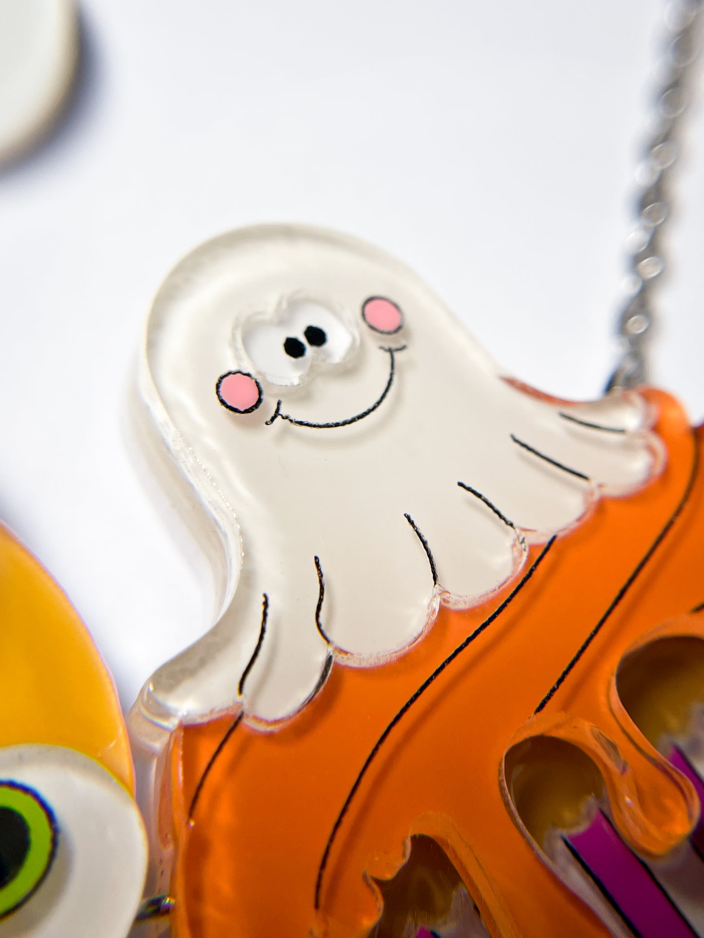 Halloween Cupcake Necklace