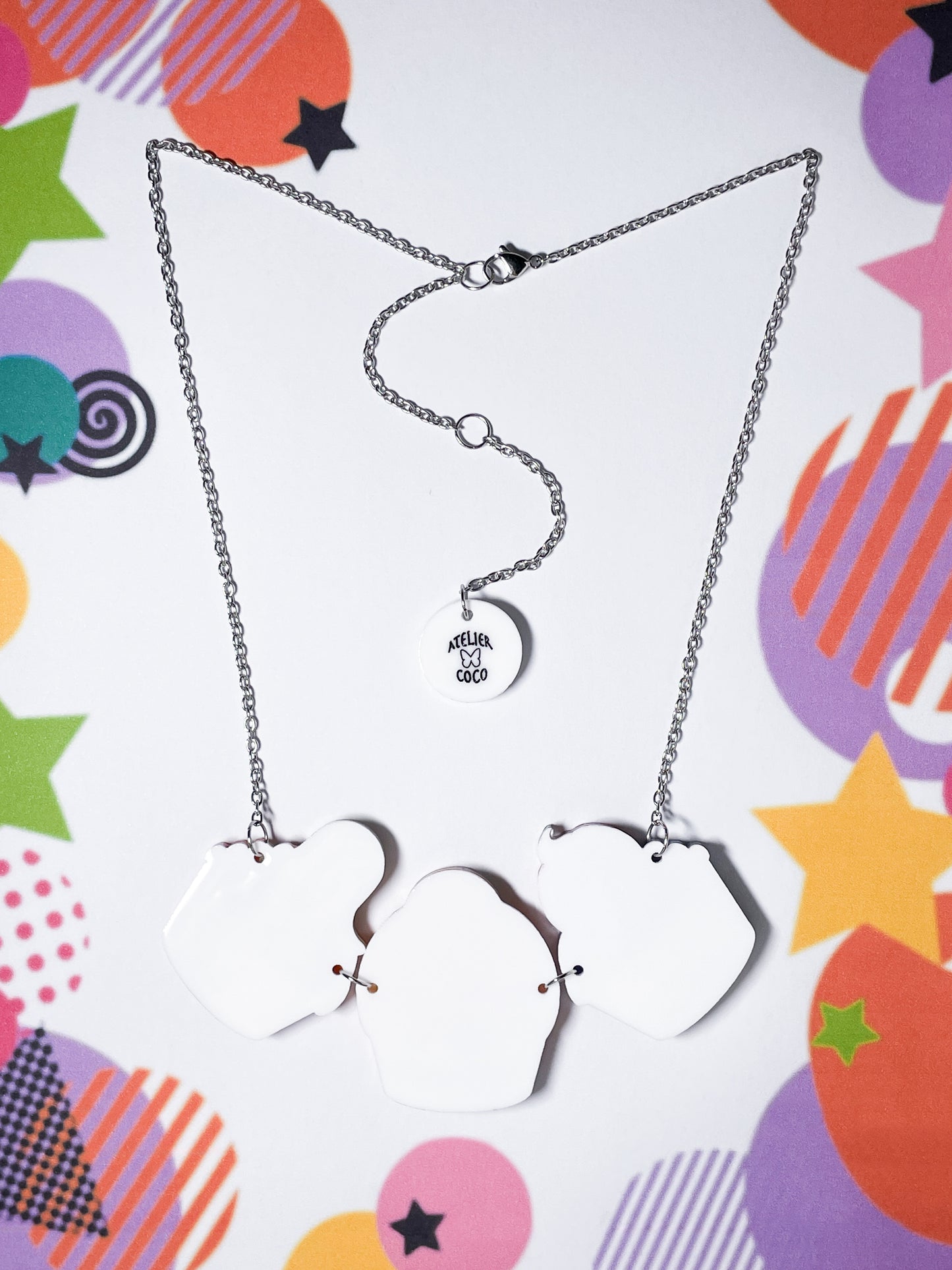 Halloween Cupcake Necklace