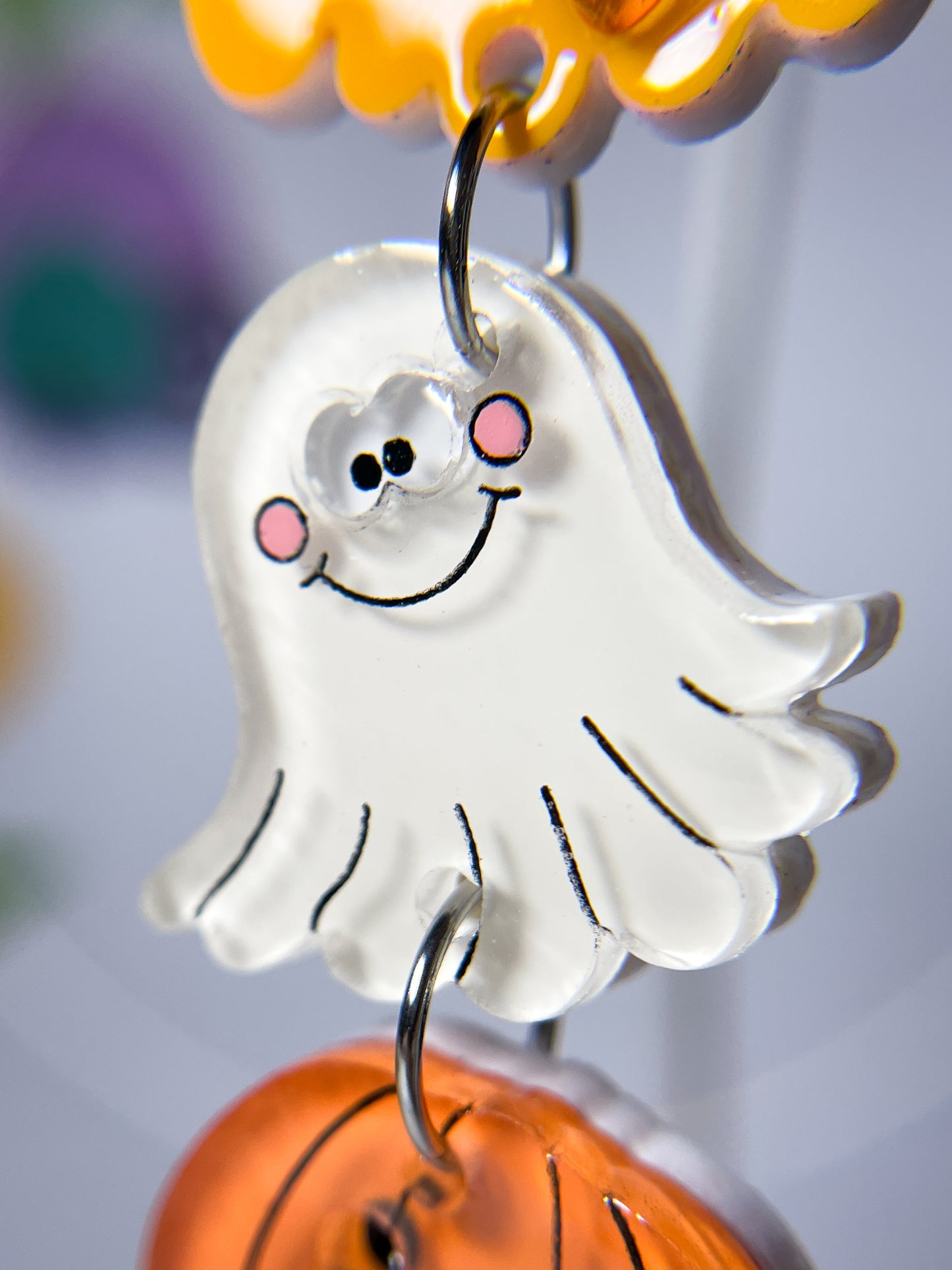 Halloween Cupcake Drop Earrings