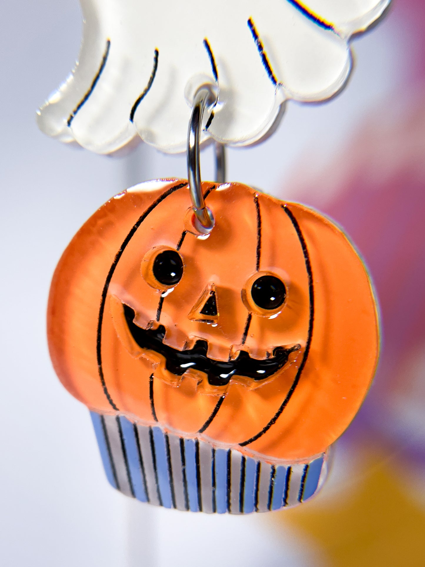 Halloween Cupcake Drop Earrings