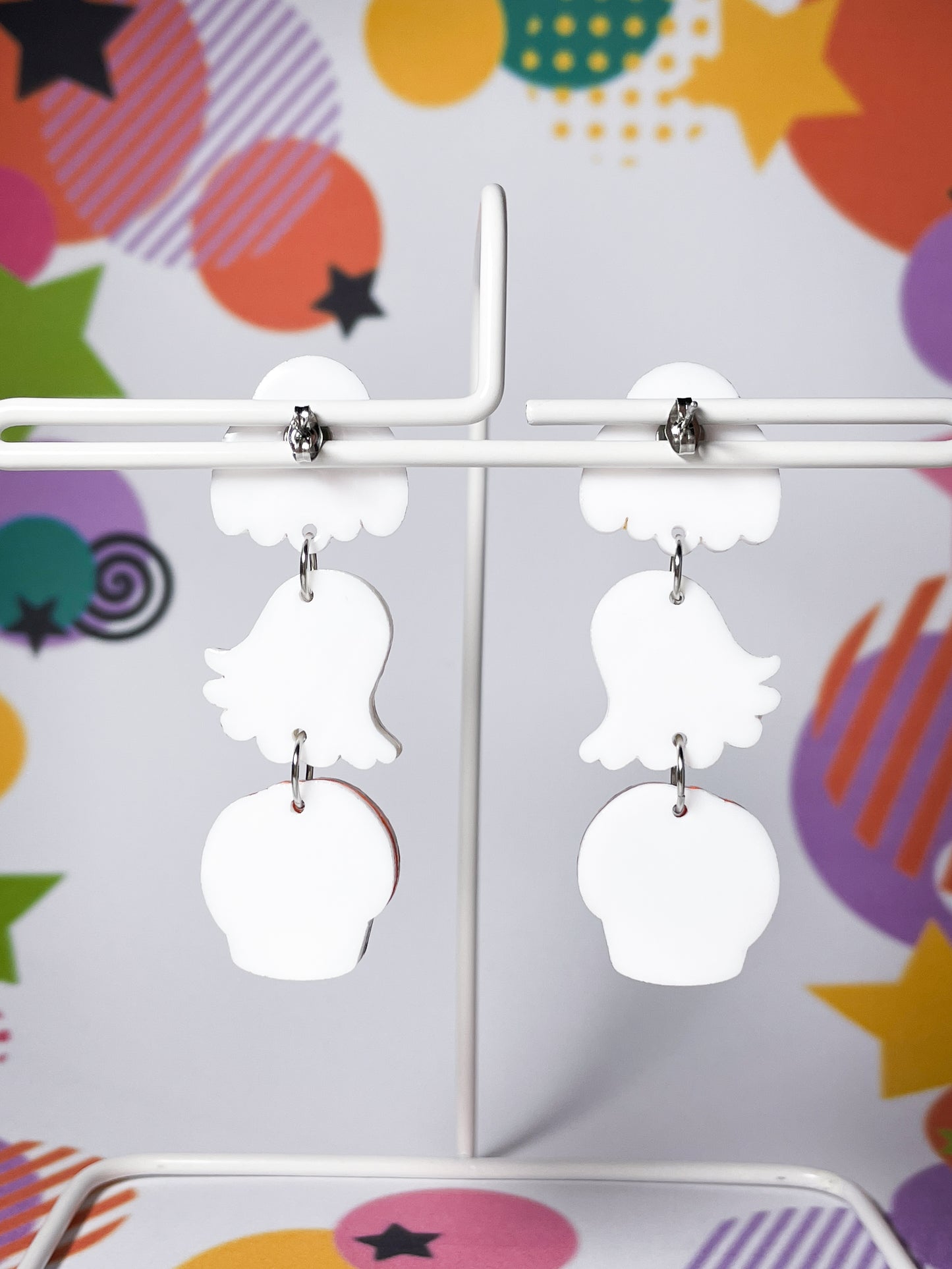 Halloween Cupcake Drop Earrings