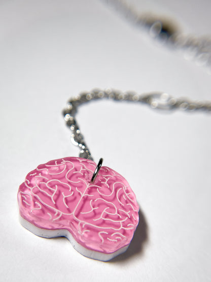 Brain Skull Necklace