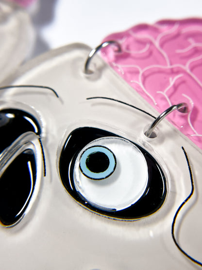Brain Skull Necklace
