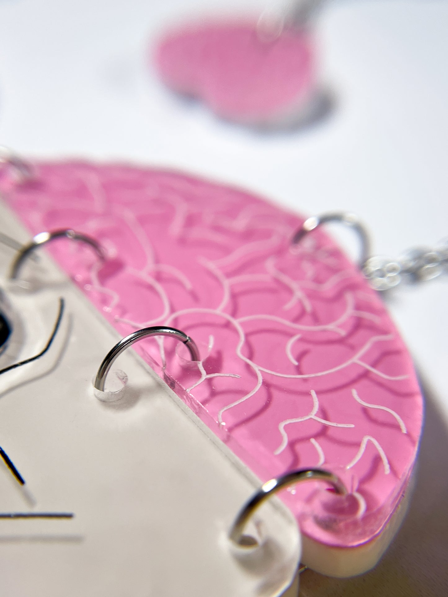 Brain Skull Necklace