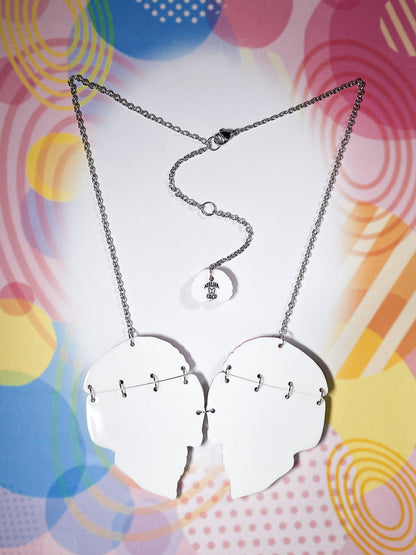 Brain Skull Necklace