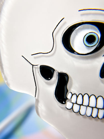 Brain Skull Drop Earrings
