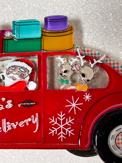 Santa’s Delivery with reindeers