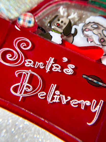 Santa’s Delivery with reindeers