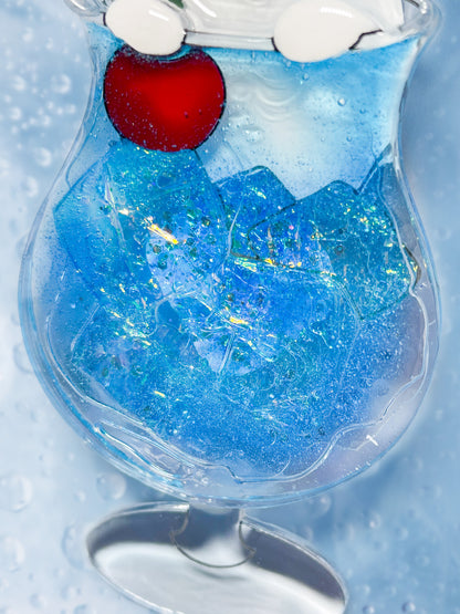 Ice cream float collection - Polar bear floated ramune soda brooch