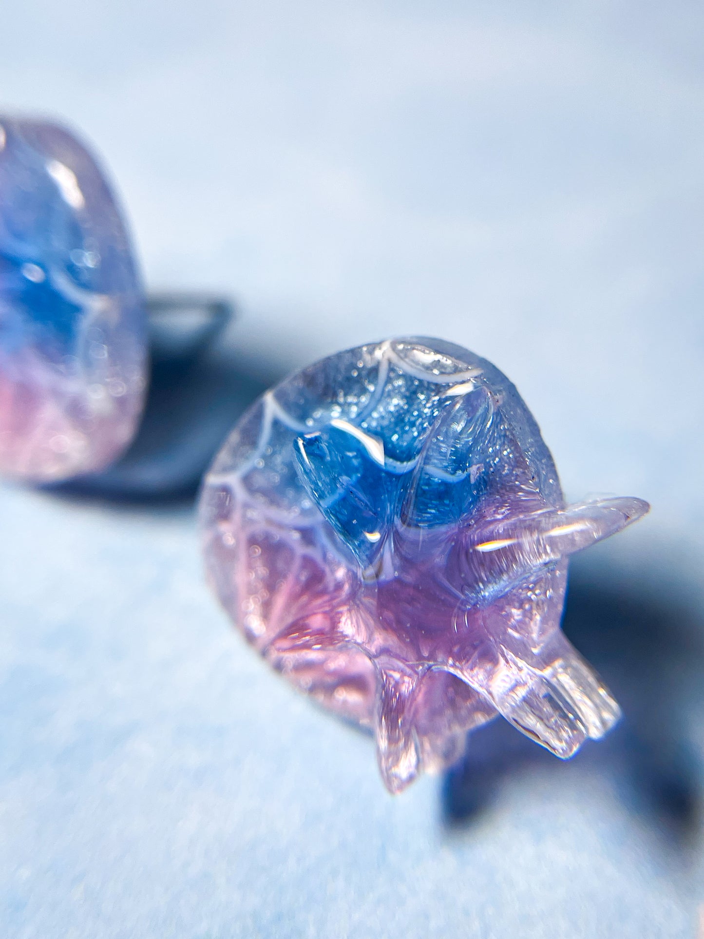 Mermaid earrings (Blue)
