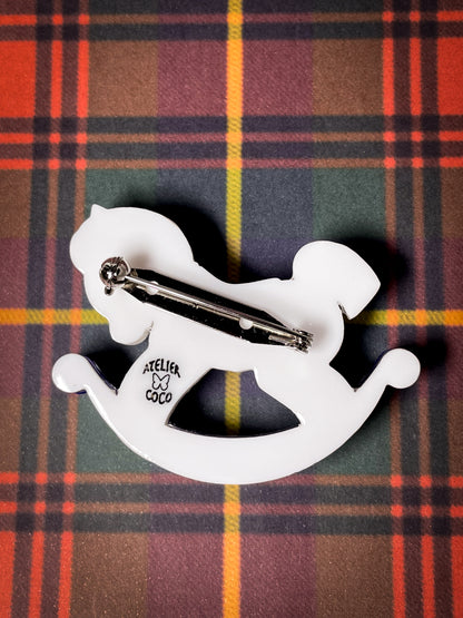 Rocking Horse Brooch