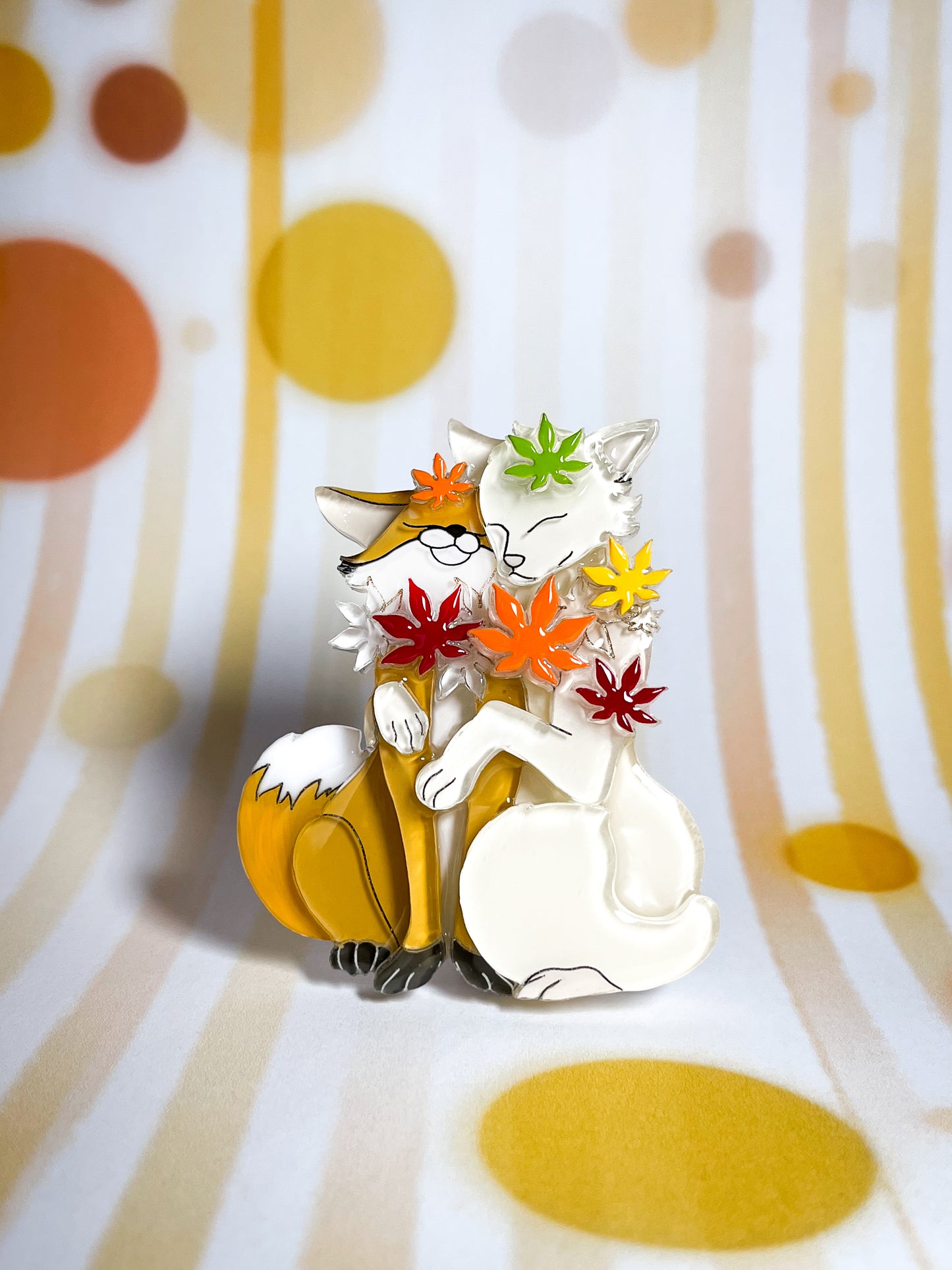 Cuddly Fox Brooch