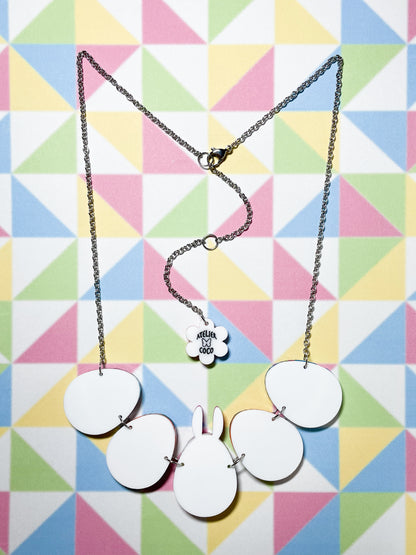 Vivid Easter Bunny Egg Necklace