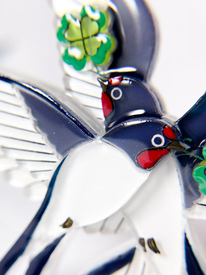 Lucky Swallow Brooch