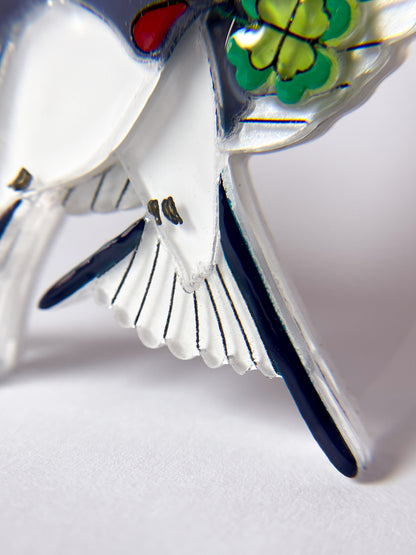 Lucky Swallow Brooch