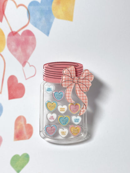 Candy Heart Brooch