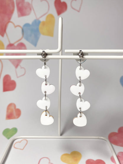 Candy Heart Drop Earrings