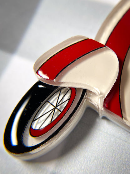 Valentine's Day Bike Brooch