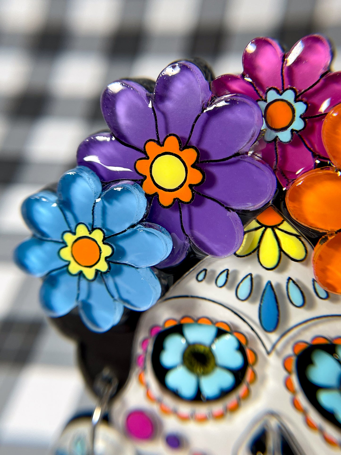 Sugar Skull Brooch