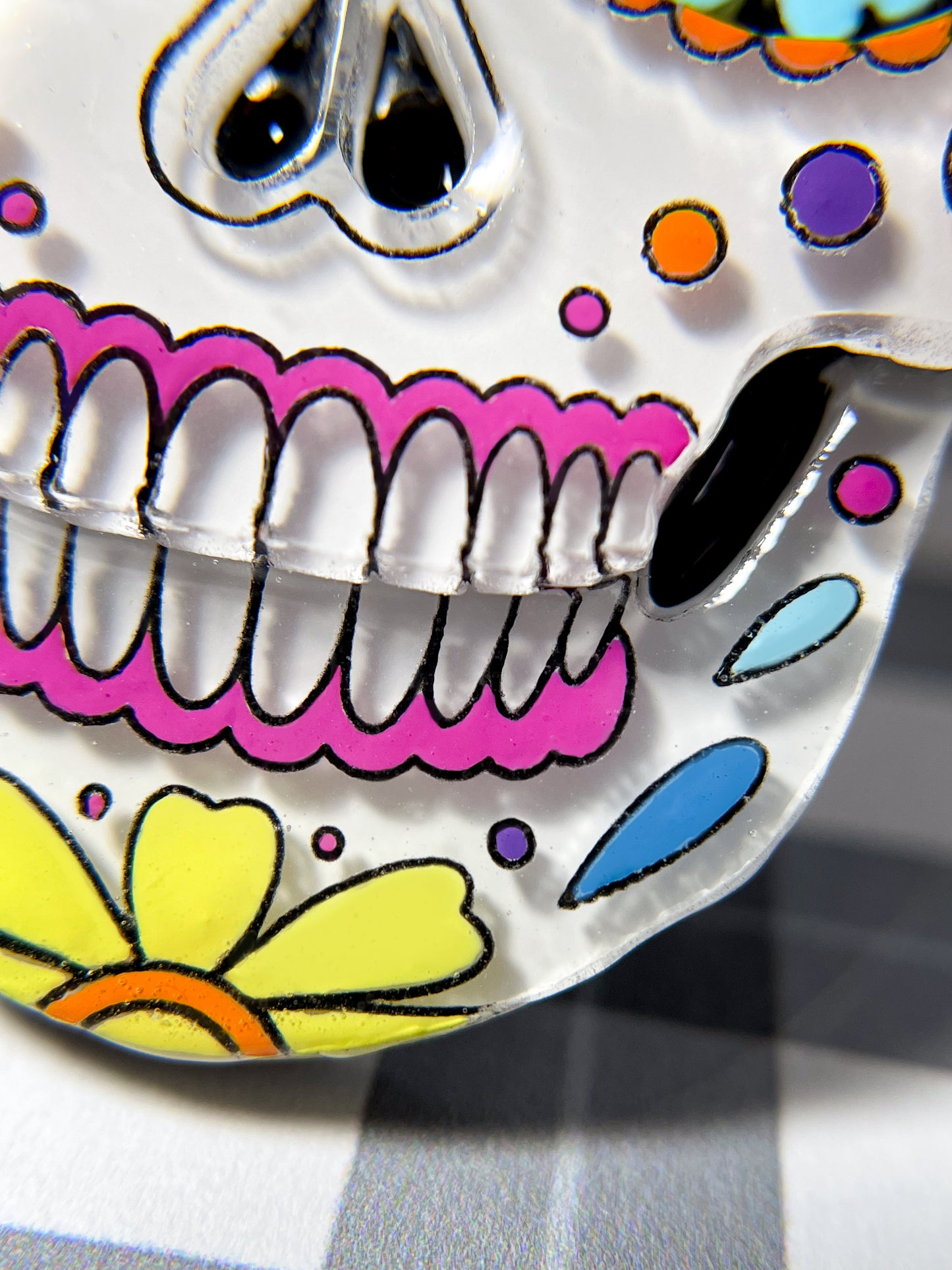 Sugar Skull Brooch