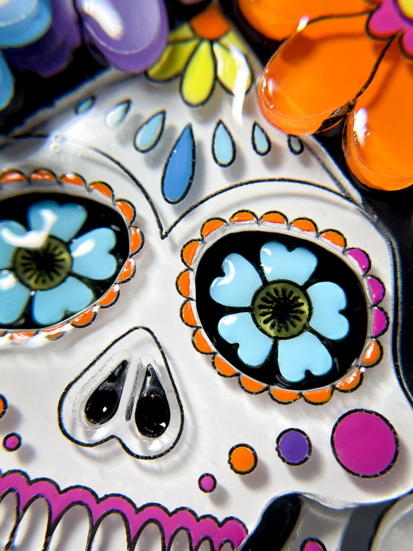 Sugar Skull Brooch