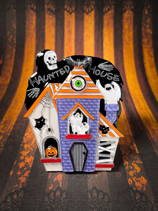 Haunted House Brooch