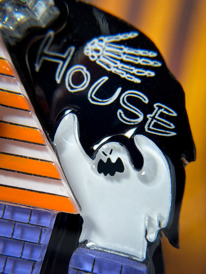 Haunted House Brooch