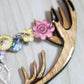 [Limited edition] Spring forest wooden antlers necklace