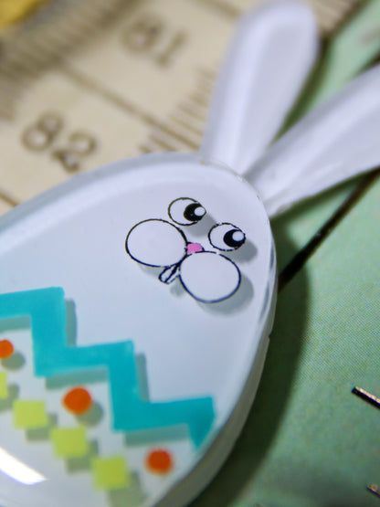 Happy easter egg bunny - Medium egg bunny(Green)